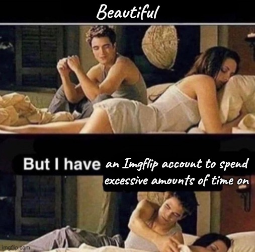 On todays episode of 'I really need to go outside' | Beautiful; an Imgflip account to spend excessive amounts of time on | image tagged in meanwhile on imgflip | made w/ Imgflip meme maker