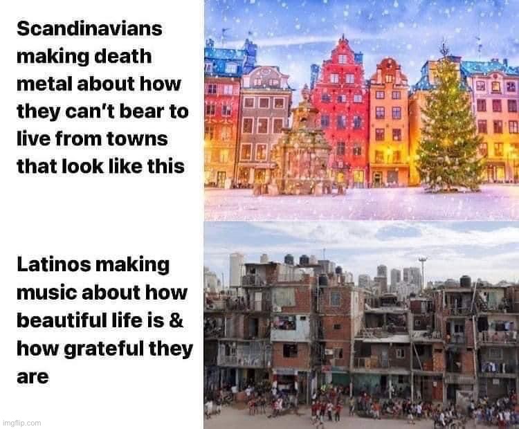 Scandinavians vs. Latinos | image tagged in scandinavians vs latinos | made w/ Imgflip meme maker