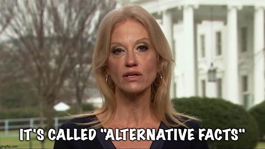 Kellyanne Conway alternative facts | IT'S CALLED "ALTERNATIVE FACTS" | image tagged in kellyanne conway alternative facts | made w/ Imgflip meme maker