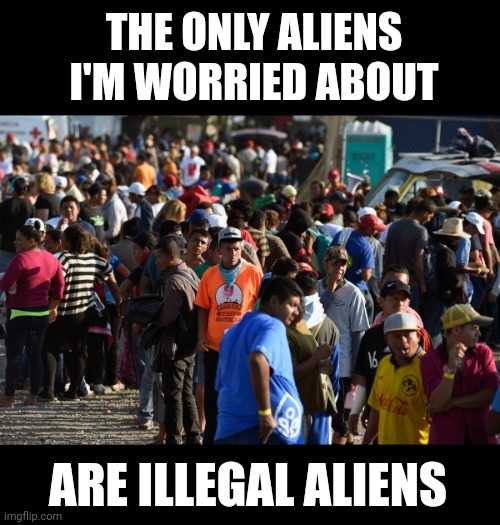 The only aliens you need to worry about. | image tagged in memes | made w/ Imgflip meme maker