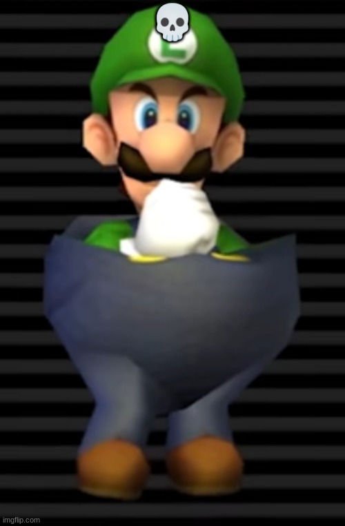 breedable luigi | 💀 | image tagged in breedable luigi | made w/ Imgflip meme maker