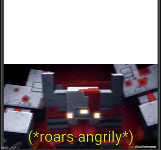 A template I made. It is called (*roars angrily*) | image tagged in roars angrily | made w/ Imgflip meme maker