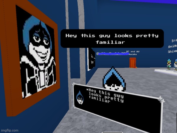When Lancer saw another Lancer | image tagged in deltarune | made w/ Imgflip meme maker