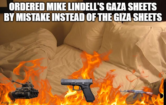 oops | ORDERED MIKE LINDELL'S GAZA SHEETS BY MISTAKE INSTEAD OF THE GIZA SHEETS | image tagged in memes | made w/ Imgflip meme maker