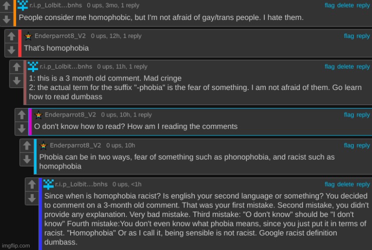 "Racist such as homophopia" What a twit | made w/ Imgflip meme maker