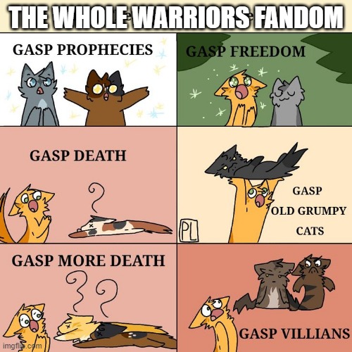 THE WHOLE WARRIORS FANDOM | made w/ Imgflip meme maker