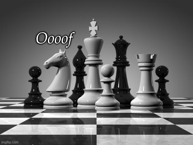 High Quality Oof chess Blank Meme Template