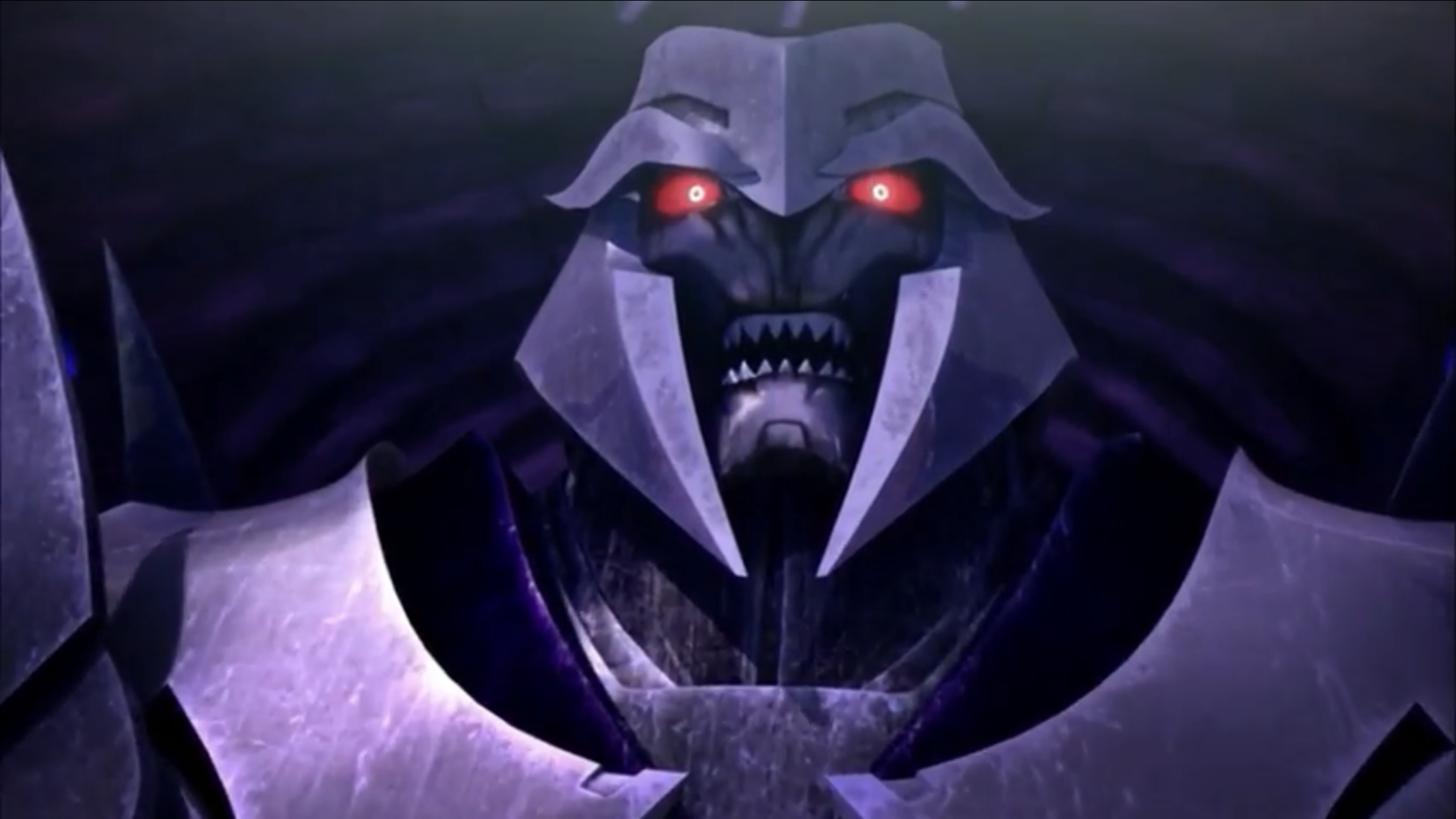 High Quality Scared Megatron Blank Meme Template