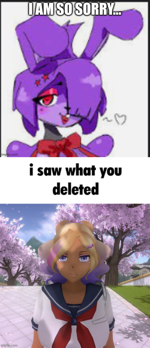 image tagged in i saw what you deleted | made w/ Imgflip meme maker