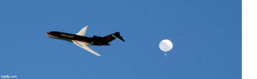 Caught releasing spy ballon! | image tagged in trump's plane,spy ballon,traitor,china,maga,trump force one | made w/ Imgflip meme maker