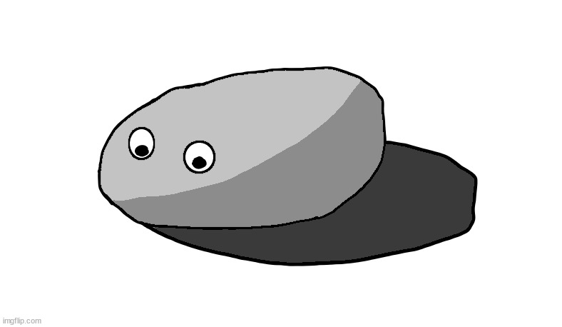 itz a rock | image tagged in pet rock,drawing | made w/ Imgflip meme maker