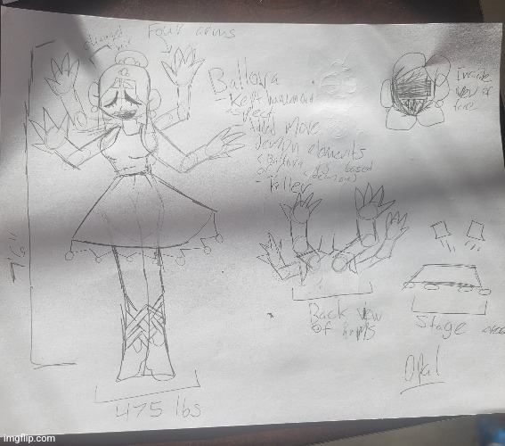 Redesigning Sister Location animatronics Pt 1 | image tagged in fnaf sister location | made w/ Imgflip meme maker