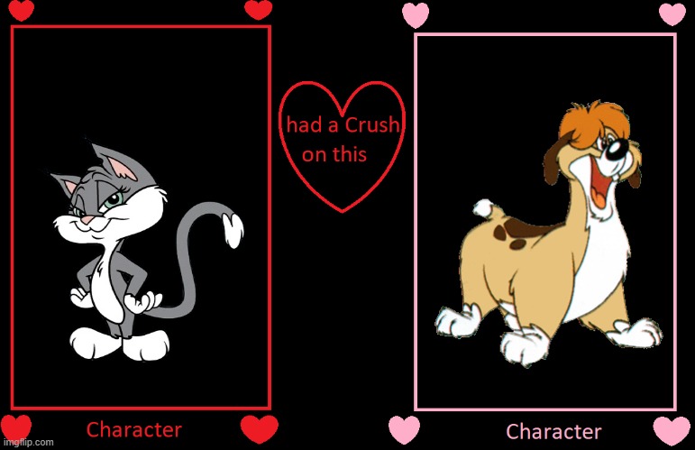 if rita had a crush on runt | image tagged in what if this character had a crush on this person,animaniacs | made w/ Imgflip meme maker