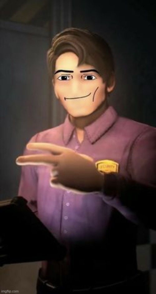 Mike Afton roblox face | image tagged in mike afton roblox face | made w/ Imgflip meme maker