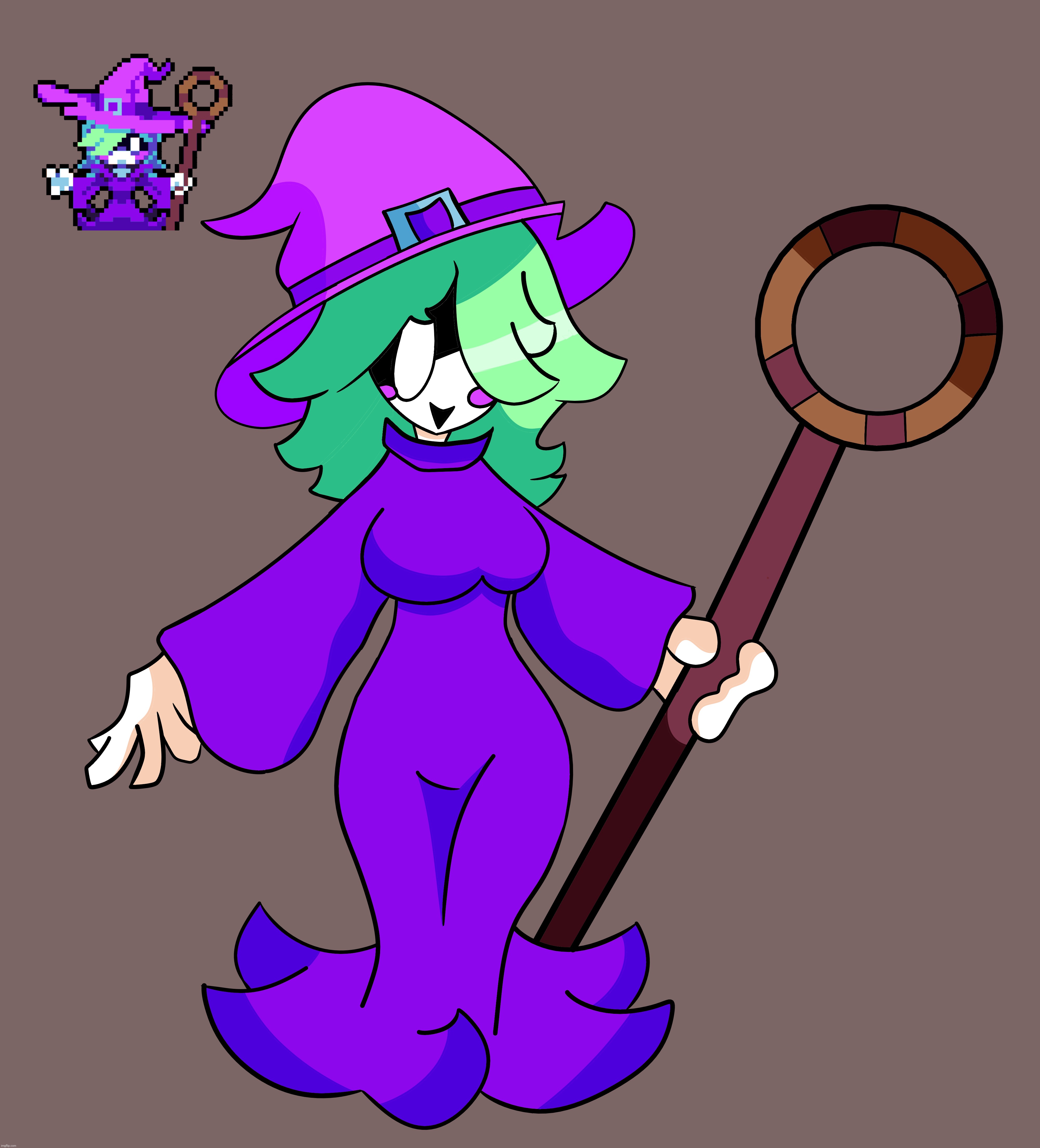 Necro witch from candice n' curses | made w/ Imgflip meme maker