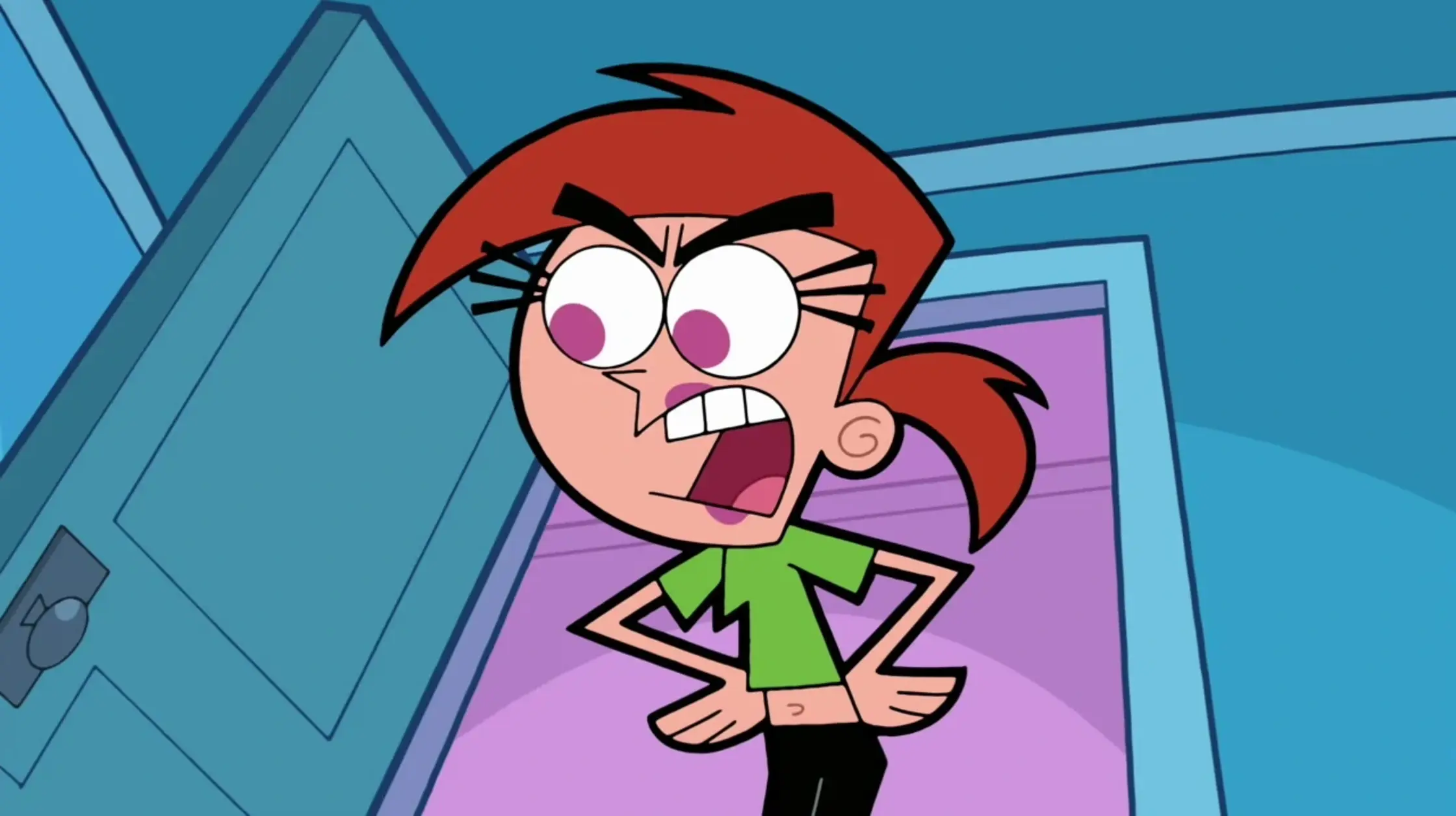 High Quality Vicky the Babysitter from The Fairly OddParents Blank Meme Template