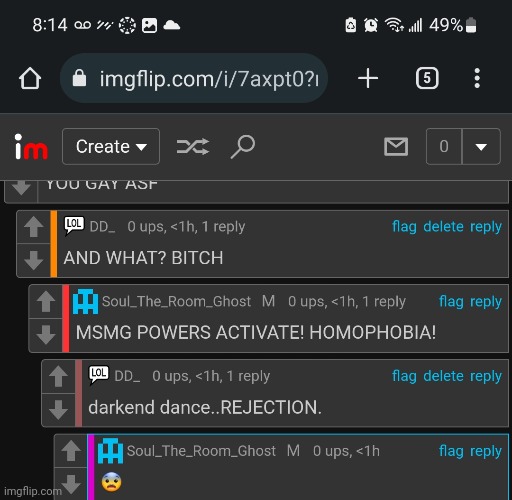 homophobia? just say no | made w/ Imgflip meme maker