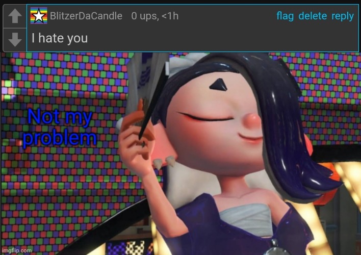 Not my problem to deal with | image tagged in shiver not my problem | made w/ Imgflip meme maker