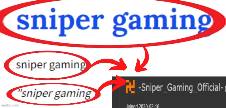 sniper gaming | image tagged in sniper gaming | made w/ Imgflip meme maker