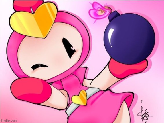A cute Pretty Bomber fanart | made w/ Imgflip meme maker