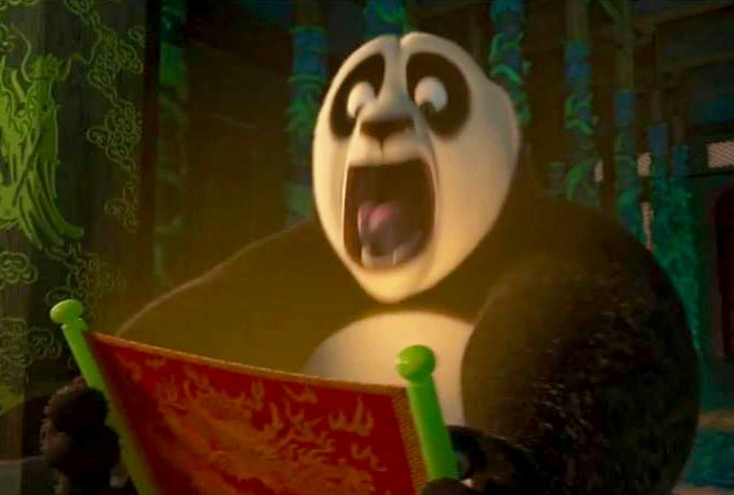 High Quality Kung fu panda dragon scroll Blank Meme Template