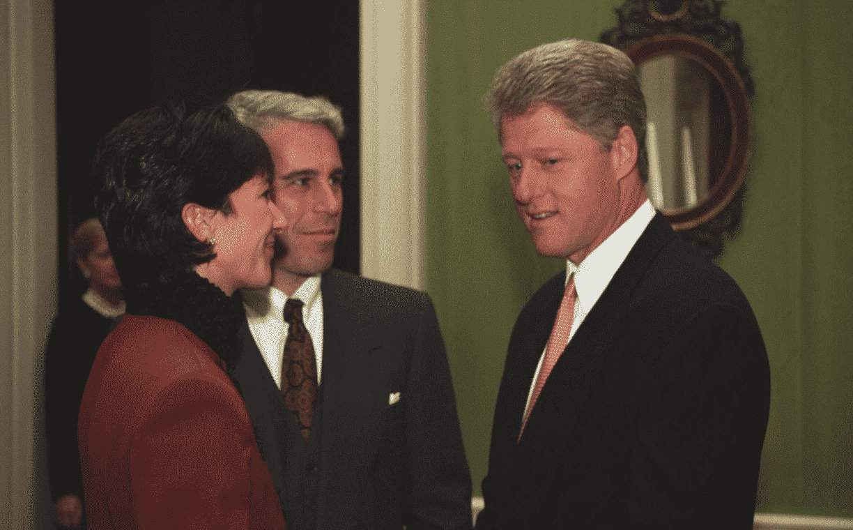 Clinton Epstein Maxwell Blank Meme Template