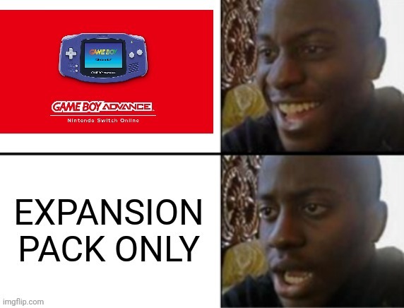 I hate expansion pack | image tagged in nintendo | made w/ Imgflip meme maker