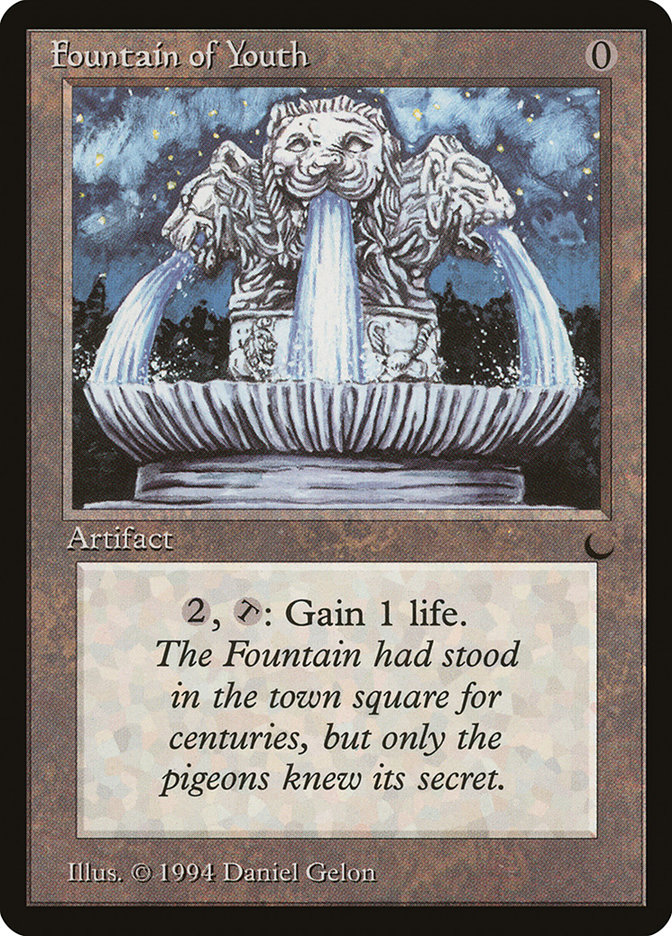 High Quality Fountain of Youth Magic the Gathering card artwork Blank Meme Template