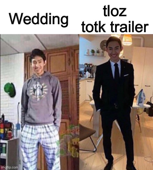 trailer is more important | Wedding; tloz totk trailer | image tagged in botw,zelda | made w/ Imgflip meme maker