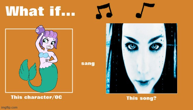 if cala maria sung bring me to life by evanescence | image tagged in what if this character - or oc sang this song,cuphead,netflix,2000s songs,memes | made w/ Imgflip meme maker