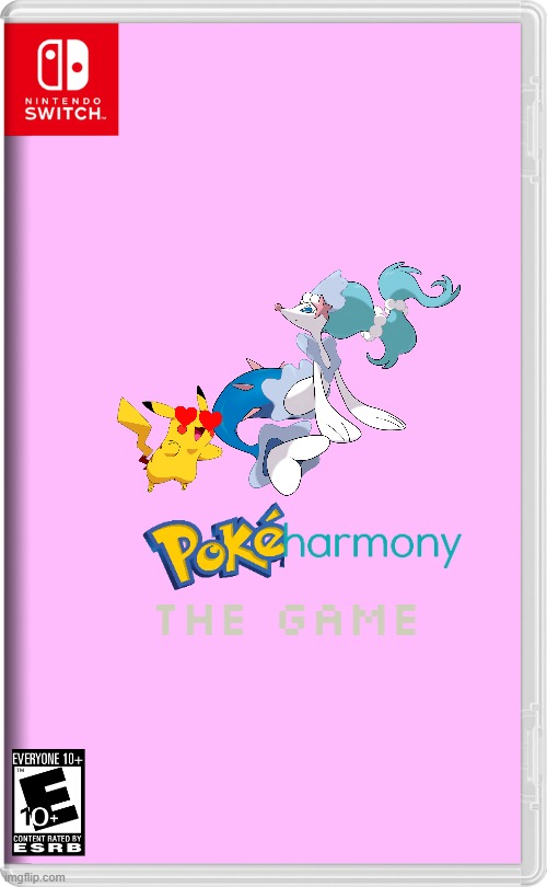 pokeharmony the game | THE GAME | image tagged in nintendo switch,pokemon,valentine's day,romance | made w/ Imgflip meme maker