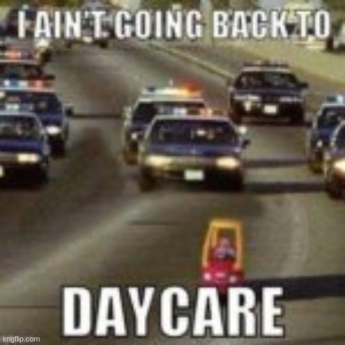 why you lookin' at the title? | image tagged in police car,baby,chase | made w/ Imgflip meme maker