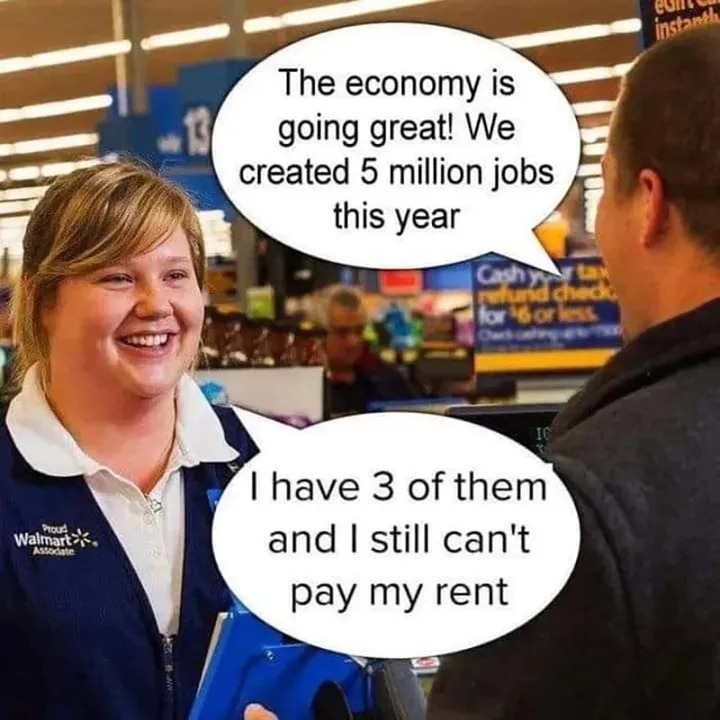 5 million jobs created Blank Meme Template
