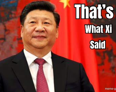 thats what xi said Blank Meme Template