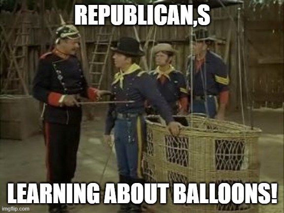 Balloon's | REPUBLICAN,S; LEARNING ABOUT BALLOONS! | image tagged in running away balloon | made w/ Imgflip meme maker