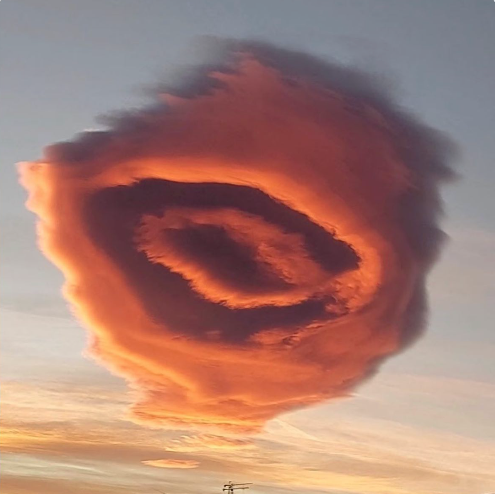 UFO shaped cloud Blank Meme Template