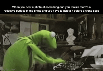 Kermit frantically typing - Imgflip