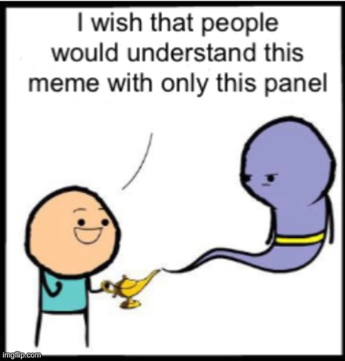 This panel is a wish | image tagged in 3 wishes,memes,funny | made w/ Imgflip meme maker