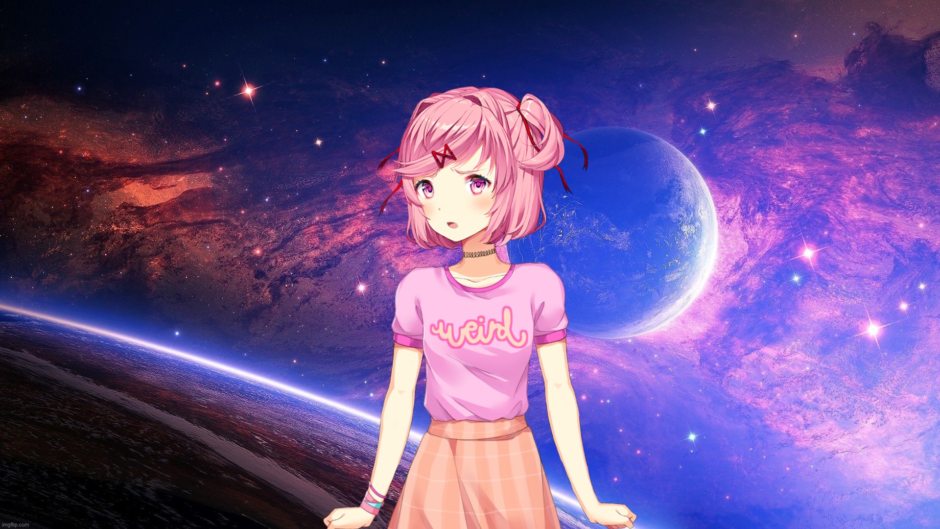 Natsuki finna die ☠️ | made w/ Imgflip meme maker
