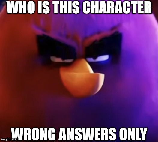 Terence staring | WHO IS THIS CHARACTER; WRONG ANSWERS ONLY | image tagged in terence staring | made w/ Imgflip meme maker