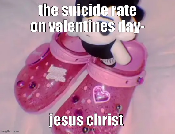 stairs | the suicide rate on valentines day-; jesus christ | image tagged in stairs | made w/ Imgflip meme maker