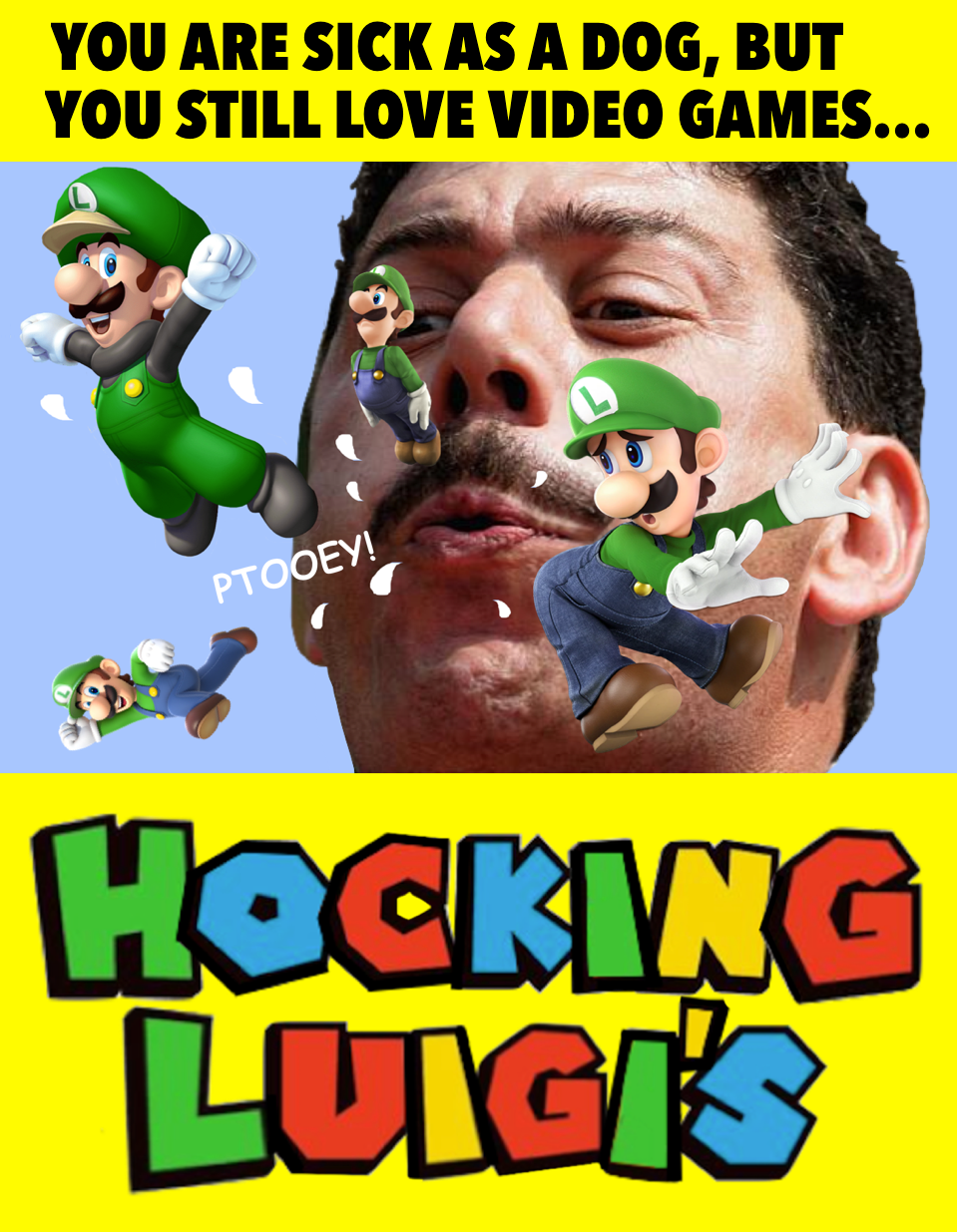 High Quality Hocking Luigis Meme Blank Meme Template