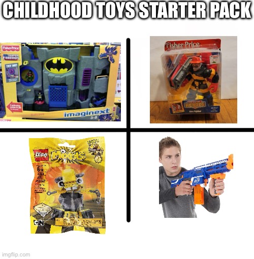 The Imaginext were absolutely wizard. | CHILDHOOD TOYS STARTER PACK | image tagged in memes,blank starter pack | made w/ Imgflip meme maker