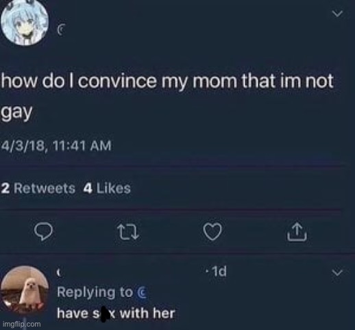Cursed mom | image tagged in cursed,comments,mom,memes,dark humor,twitter | made w/ Imgflip meme maker