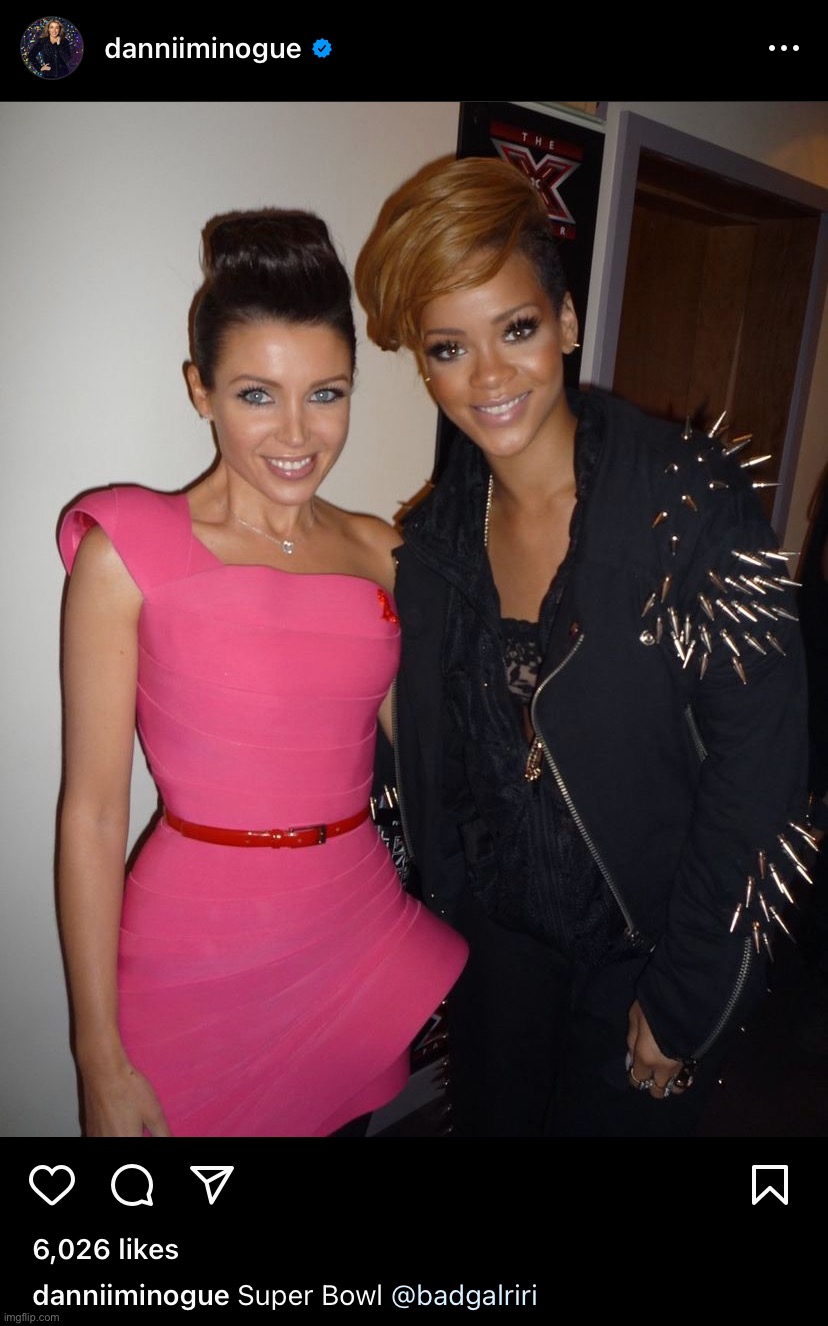 Dannii Minogue and Rihanna | image tagged in dannii minogue and rihanna | made w/ Imgflip meme maker