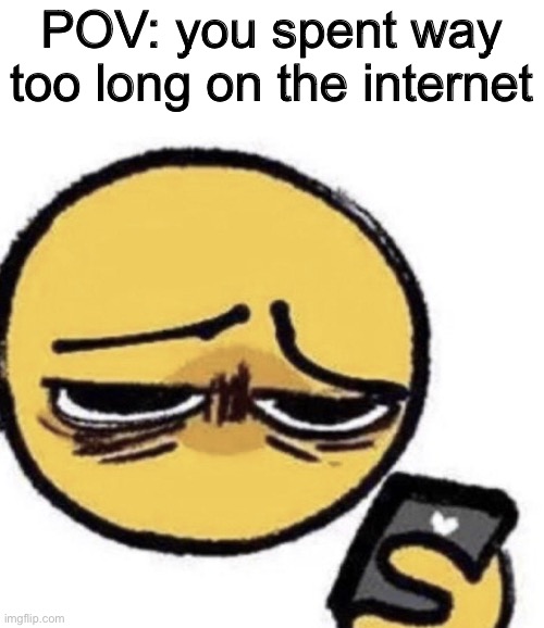 Seriously | POV: you spent way too long on the internet | image tagged in seriously | made w/ Imgflip meme maker