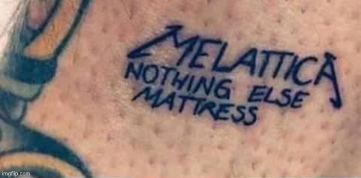 Melattica nothing else mattress | image tagged in melattica nothing else mattress | made w/ Imgflip meme maker
