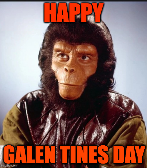 Planet of the Apes Valentine's Day | HAPPY; GALEN TINES DAY | image tagged in planet of the apes,valentine,valentine's day,valentines day,valentines,70s | made w/ Imgflip meme maker