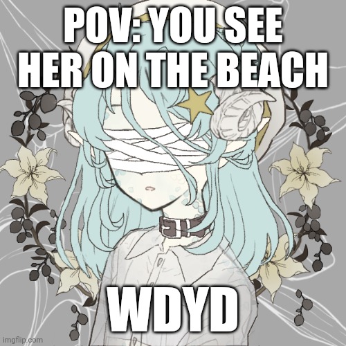 Pirate or sailor ocs, I will allow military ocs this time No killing her | POV: YOU SEE HER ON THE BEACH; WDYD | image tagged in roleplaying | made w/ Imgflip meme maker