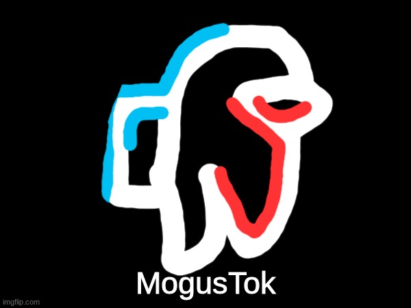 TikTok Logo But Sus | MogusTok | image tagged in amogus,tiktok,tiktok logo,logo | made w/ Imgflip meme maker